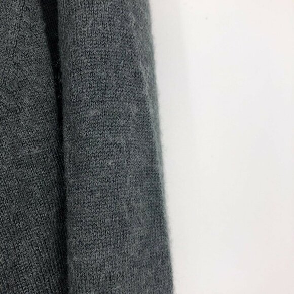 Izod Wool Blend Sweater Mens Size XXL 2XL Gray V-Neck Long Sleeve Knit Soft - Picture 9 of 11